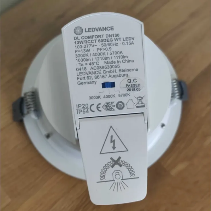 Best LED downlight til butikker Indbygningsspots