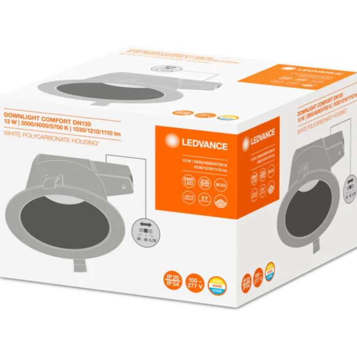 Best LED downlight til butikker Indbygningsspots
