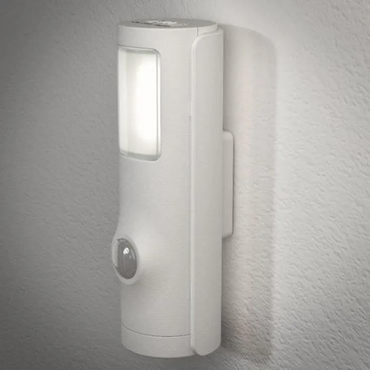 Hot Nightlux Torch natlampe med sensor, hvid Natlamper