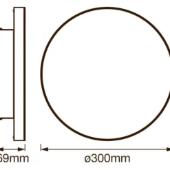 Sale Smart+ Wifi Planon plafond, farveskift + hvid, Ø30 cm Indendørs Belysning
