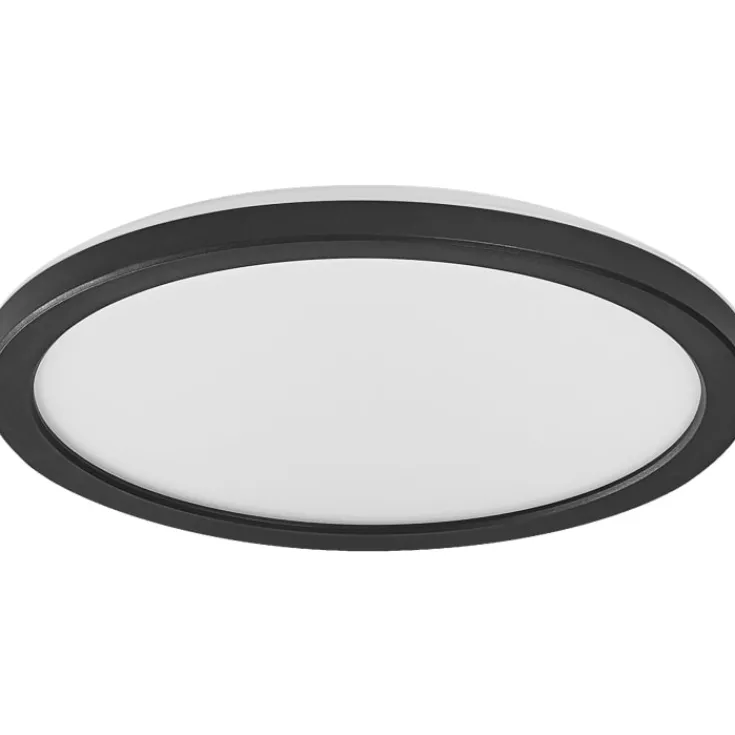 Online Ledvance Smart+ Wifi Ultra Slim Backlight plafond, farveskift + hvid, sort, Ø23,5 cm Indendørs Belysning