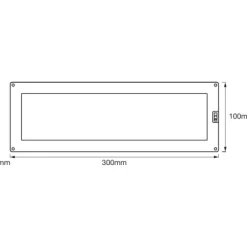 Sale underskabsbelysning med sensor, 30x10 cm, 1 stk Underskabsbelysning