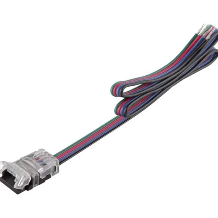 Value RGB 4-pin tilstutningsstykke, 50 cm, 2-pak Led Strips