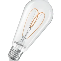Outlet Vintage 1906 E27 edisonpære, 2200K, 7,2W Ledvance