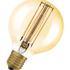 Clearance Vintage 1906 E27 globepære, 2200K, 5,8W, Ø8 cm Ledvance