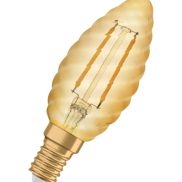 Vintage 1906 E14 kertepære, 2400K, Led Pærer