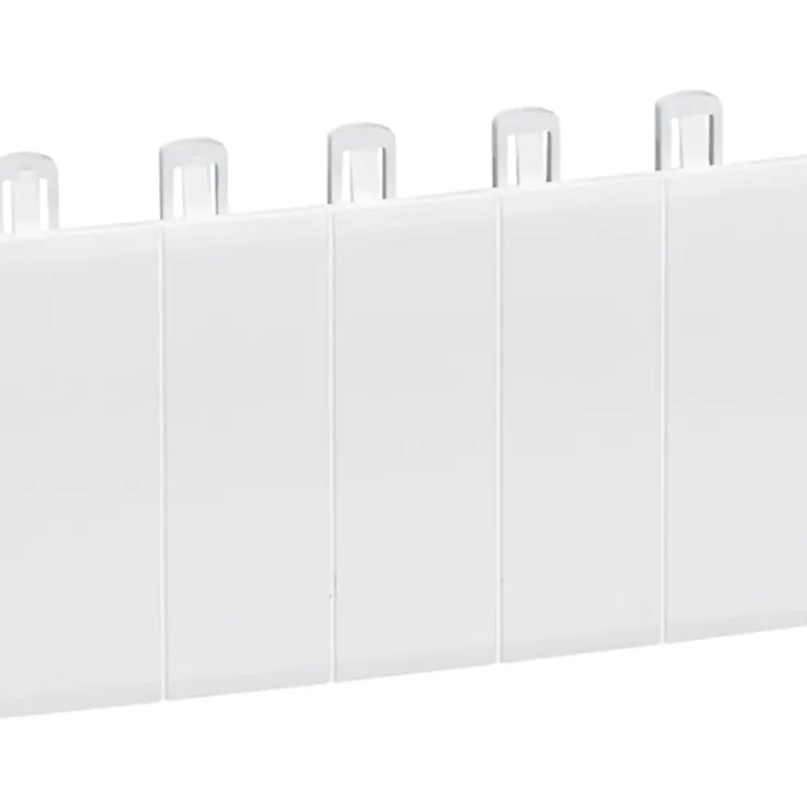 New afdækningsplade for tavle, 5 moduler Tavletilbehør