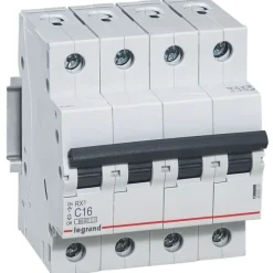 RX3 automatsikring kl. C, 4P, Tavlekomponenter