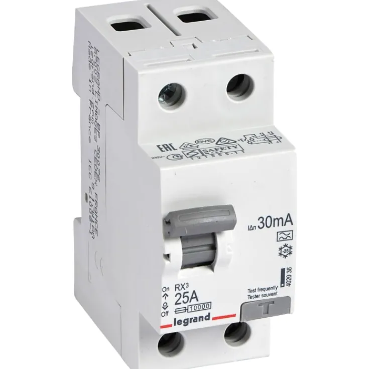 Best RX3 HPFI relæ 2P 30 mA, Tavlekomponenter