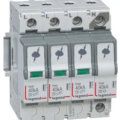 Sale transientbeskyttelse type 2 3P+N, 40kA Tavlekomponenter