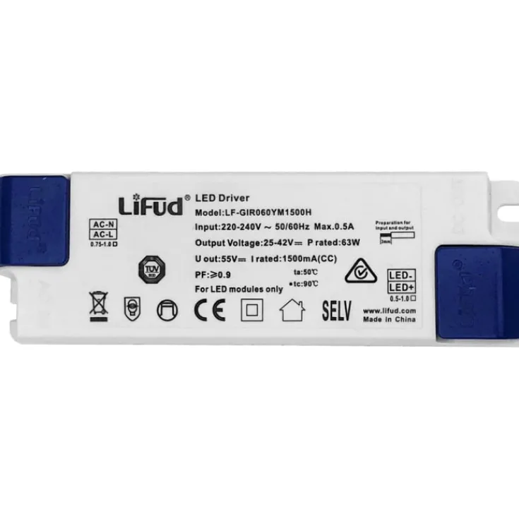 Lifud on/off driver, 60W Transformere & Drivere