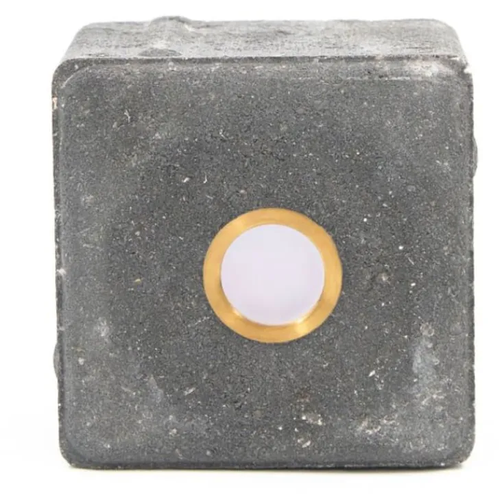 Online Light By Juhl betonflise med Cosmos , 10x10x6 cm, antracit Udendørs Spots