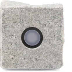 Hot Light By Juhl chaussesten med Cosmos , 9x9x9 cm, earl grey Udendørs Spots