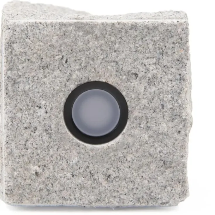 Hot Light By Juhl chaussesten med Cosmos , 9x9x9 cm, earl grey Udendørs Spots