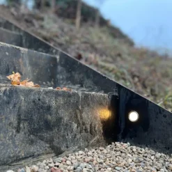 Online Light By Juhl Cosmos nedgravningsspot, sort, Udendørs Spots