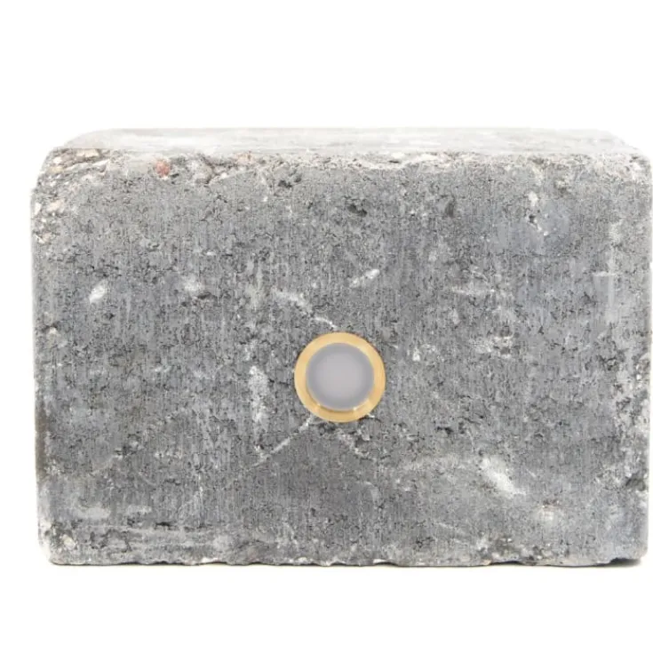 Outlet Light By Juhl holmegaardsten kantblok med Cosmos , 14x21x14 cm, antracit Udendørs Spots