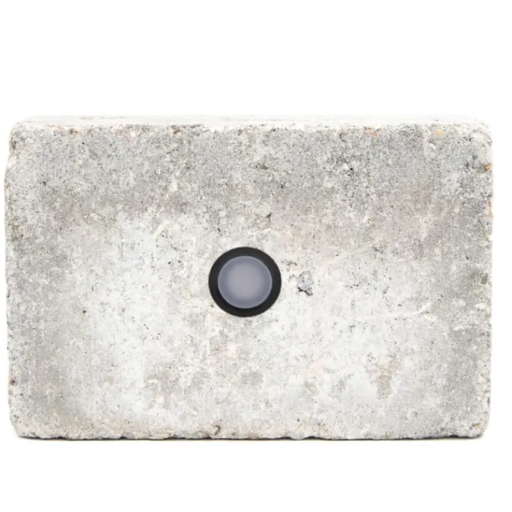 Sale Light By Juhl holmegaardsten med Cosmos sort spot, 14x21x5,5 cm, Udendørs Spots