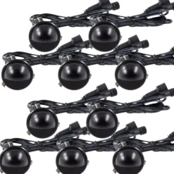 Discount Light By Juhl Saga trappespot til indbygning, sort, 10-pak Udendørs Spots
