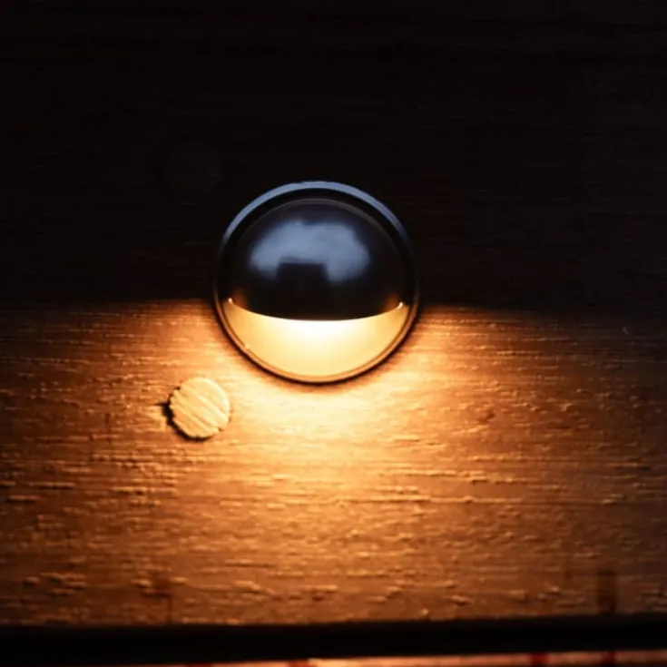 Online Light By Juhl Saga trappespots til indbygning, sølv, 10-pak Udendørs Spots