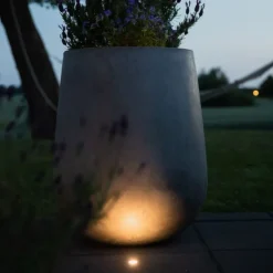 New betonflise med Cosmos spot, grå, Udendørs Spots
