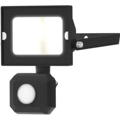 Online Floodlight projektør med sensor, 4000K, 10W Projektører