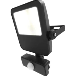 Online Floodlight projektør med sensor, 4000K, 30W Tilbud|Projektører