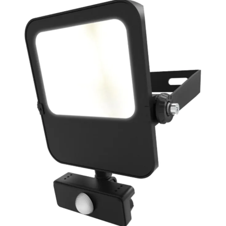 Online Floodlight projektør med sensor, 4000K, 50W Projektører