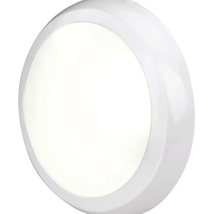 New Kudo plafond med nødlys & sensor, hvid Tilbud
