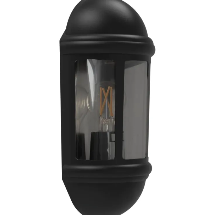 Discount Lantern Half udendørs væglampe Tilbud