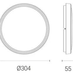 Hot 4lite Smart Circular væg- & loftlampe, hvid Indendørs Belysning