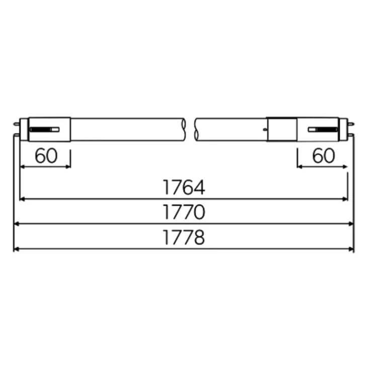 Discount T8 lysstofrør, 12W/24W, Tilbud|Lysstofrør