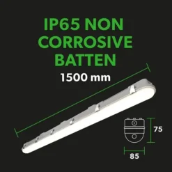Discount Valde lysarmatur med sensor, 33-60W, 150 cm Led Armaturer