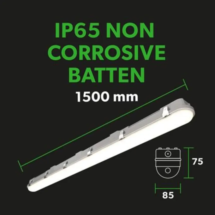 Discount Valde lysarmatur med sensor, 33-60W, 150 cm Led Armaturer