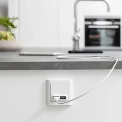 Discount LK Fuga afdækning for 2 x USB-lader, 1 modul, Fuga Tangenter|Tangenter & Afdækninger