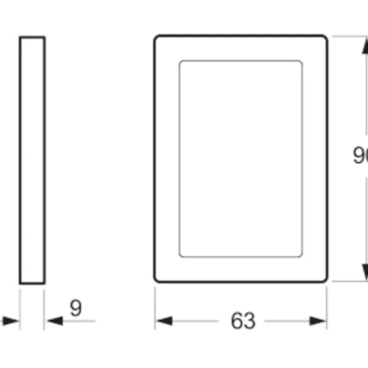 Online LK Fuga Base 63 ramme, 1,5 modul, Rammer|Fuga Rammer