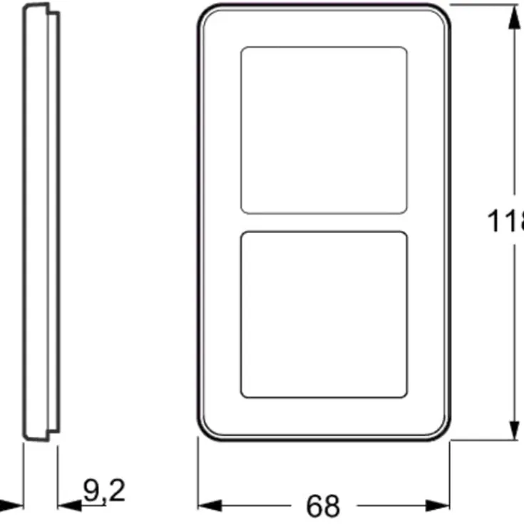 LK Fuga Choice designramme, , transparent Rammer|Fuga Choice