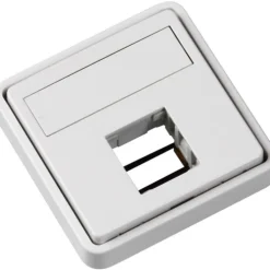 Outlet LK Fuga dataudtag uden montageramme, 1 modul, Lauritz Knudsen|Fuga Dataudtag