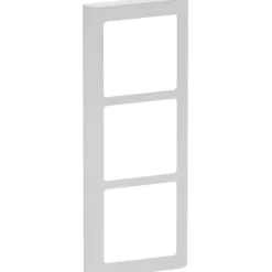 Clearance LK Fuga Design ramme 63 soft 3 modul lodret, Rammer|Fuga Rammer