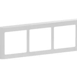 LK Fuga Design ramme 63 soft 3x1 modul vandret, Rammer|Fuga Rammer