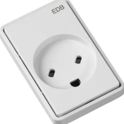 Best LK Fuga EDB stikkontakt med jord 1,5 modul, Fuga Stikkontakter|Stikkontakter