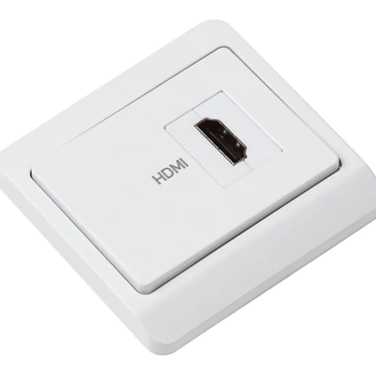 Clearance LK Fuga Opus 66 HDMI udtag, hvid Udtag & Konnektorer