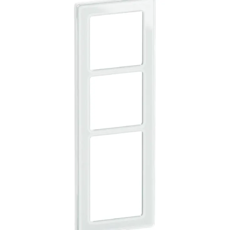 Outlet LK Fuga Pure 66 designramme, 3,5 modul, hvid Fuga Rammer|Fuga Pure