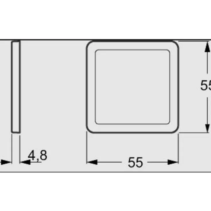 Clearance LK Fuga Slim designramme, 1 modul, Rammer|Fuga Rammer