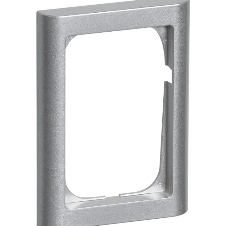 Clearance LK Fuga Softline 63 ramme, 1,5 modul, metallic Rammer|Fuga Softline