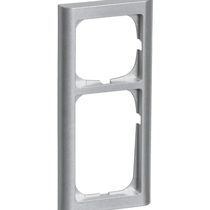 Outlet LK Fuga Softline 63 ramme, 2,5 modul, metallic Rammer|Fuga Softline