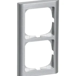 Best LK Fuga Softline 63 ramme, 2x1 modul, lodret, metallic Rammer|Fuga Softline