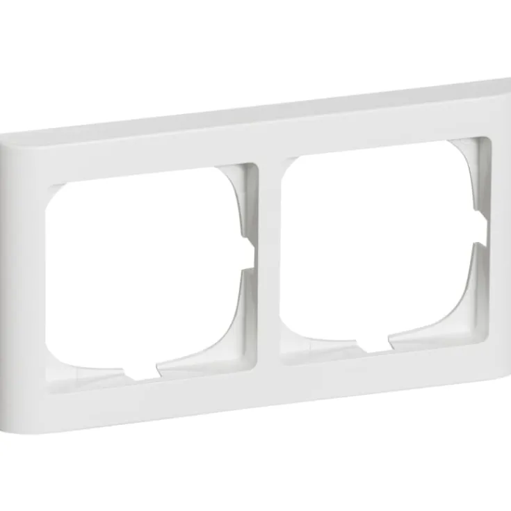 Discount LK Fuga Softline 63 ramme, 2x1 modul, vandret, Rammer|Fuga Softline