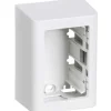 Online LK Fuga Softline underlag 1,5 modul 49 mm, hvid Dåser & Underlag