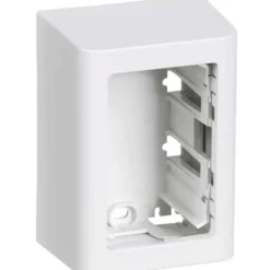 Online LK Fuga Softline underlag 1,5 modul 49 mm, hvid Dåser & Underlag