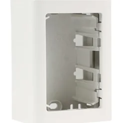 Online LK Fuga Softline underlag 1,5 modul 49 mm, hvid Dåser & Underlag
